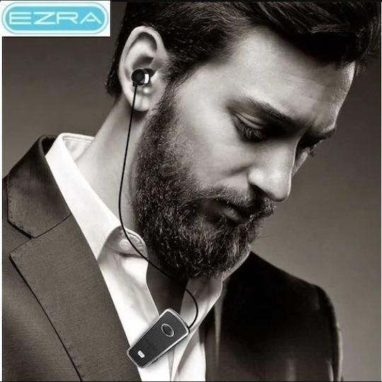 Ezra BE07 In-ear Bluetooth Handsfree Ακουστικά Μαύρα