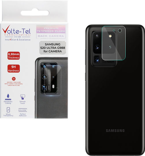 Volte-Tel Προστασία Κάμερας Tempered Glass Ροζ για το Galaxy S20 Ultra