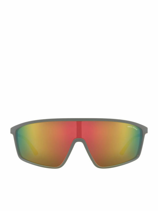 Armani Exchange Ochelari de soare Gri cu Cadru & Portocaliu Lentilă Armani Exchange Ochelari de soare Gri cu Cadru & Portocaliu Lentilă