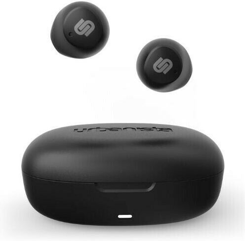 Urbanista Lisbon In-Ear Bluetooth-Freisprecheinrichtung Kopfhörer mit Ladeetui Schwarz