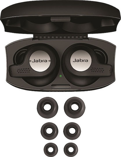 Jabra Elite Active 65t In-ear Bluetooth Handsfree Căști cu Rezistență la Transpirație și Carcasă de Încărcare Titan negru