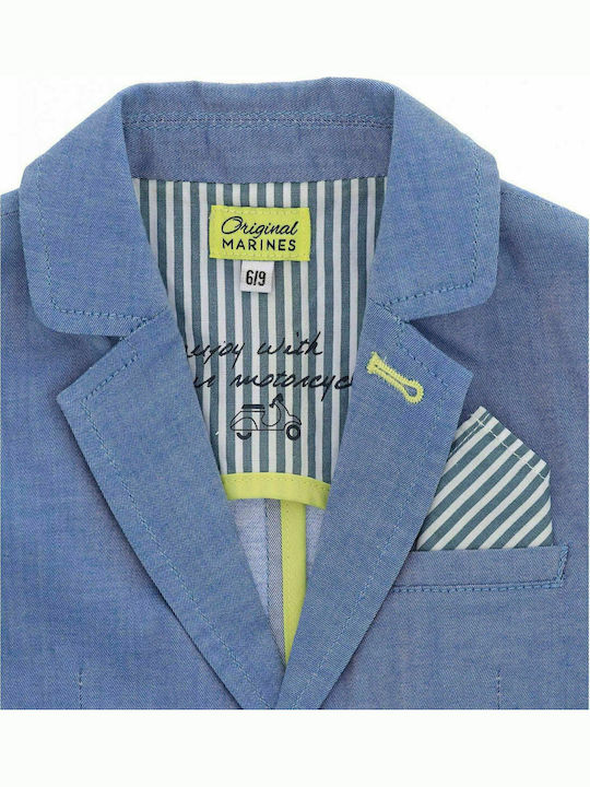 Kids' Blazer Short Light Blue
