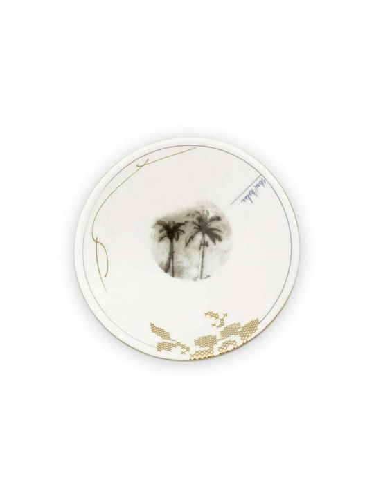 PiP Studio Heritage Serving Bowl Round made of Porcelain Pink with Diameter 12cm