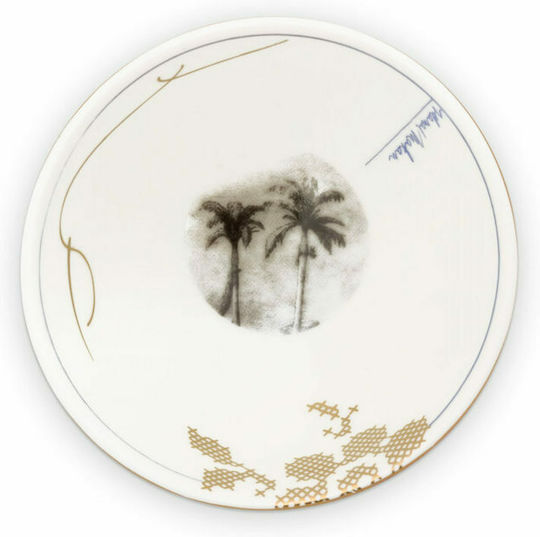 PiP Studio Heritage Serving Bowl Round made of Porcelain Pink with Diameter 12cm