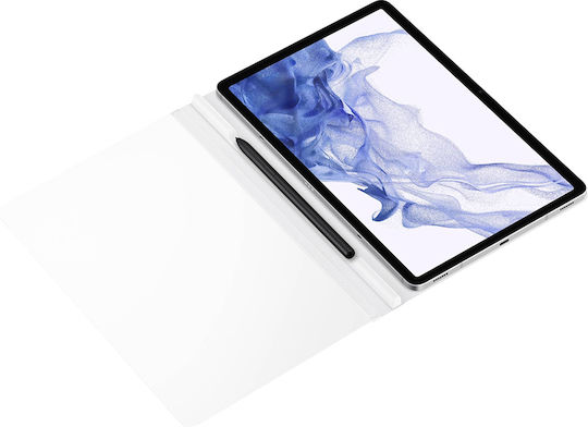 Samsung Original Note View Cover Flip Cover Whitή (Galaxy Tab S8+ / Tab S7+ / Tab S7 FE) EF-ZX800PWEGEU