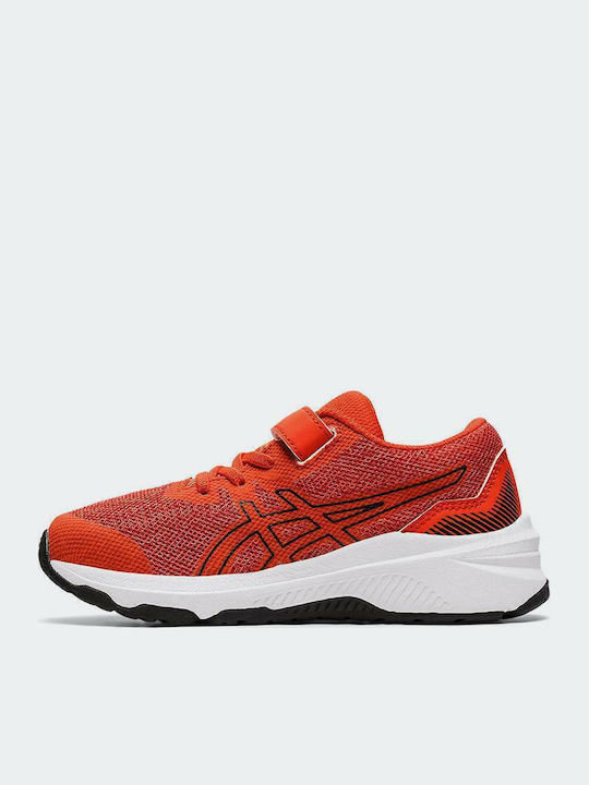GT-1000 11 PS Kids Sports Shoes Running with Hoop & Loop Closure Red