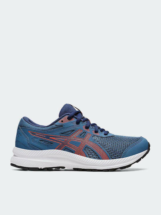 Contend 8 GS Kids Sports Shoes Running with Laces Blue