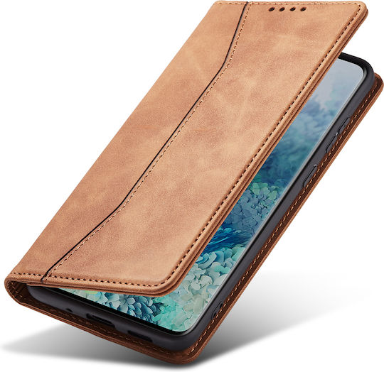 Bodycell PU Leather Wallet Synthetic Leather Brown (Poco M4 Pro)