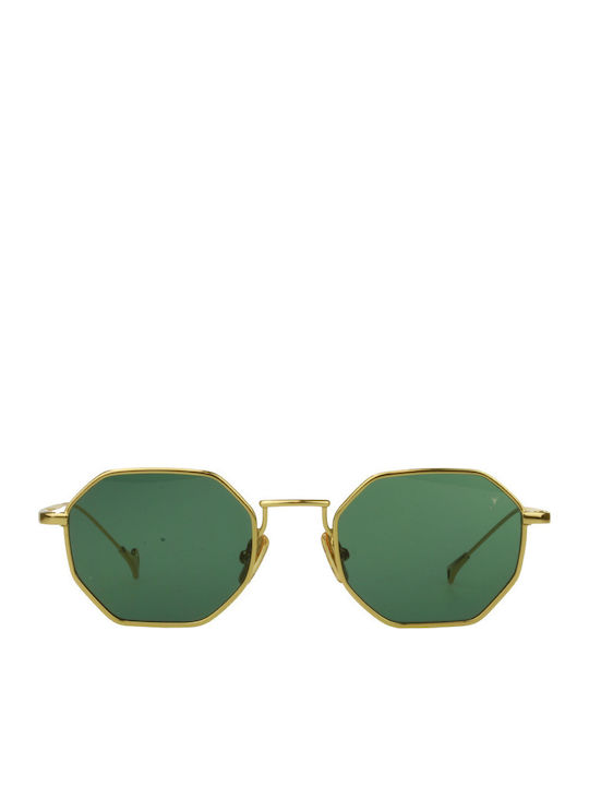 Eyepetizer Van Sunglasses Χρυσά with Metal Frame & Green Lens Eyepetizer Van Sunglasses Χρυσά with Metal Frame & Green Lens