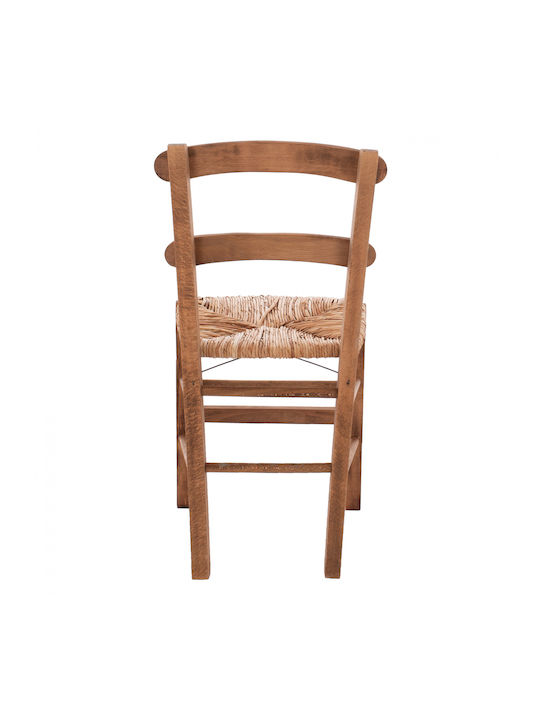 Gentry Καρέκλα Καφενείου Ξύλινη Καφέ 40.5x41.5x88εκ.
