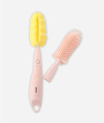 Minene Cleaning Brush for Baby Bottles Pink 1pcs