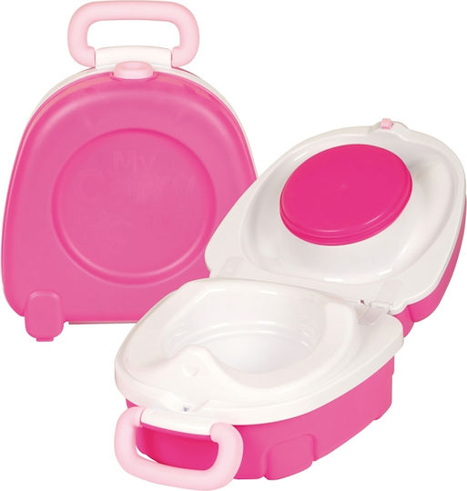 My Carry Potty Standard Potty Dino with Lid Pink up to 50kg