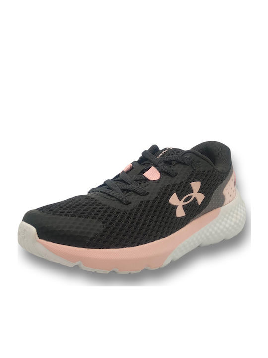 Charged Rogue Kids Sports Shoes Running with Laces Black