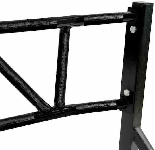 Liga Sport Mounted Round Pipe OEGECM323199 Wall Pull-Up Bar Black