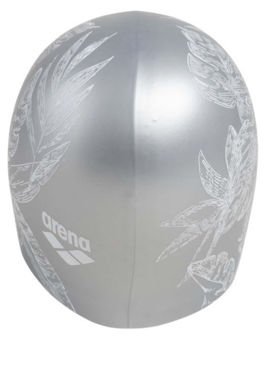 Arena Sirene Silicone Adults Swimming Cap Silver