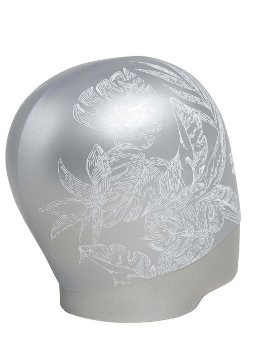 Arena Sirene Silicone Adults Swimming Cap Silver