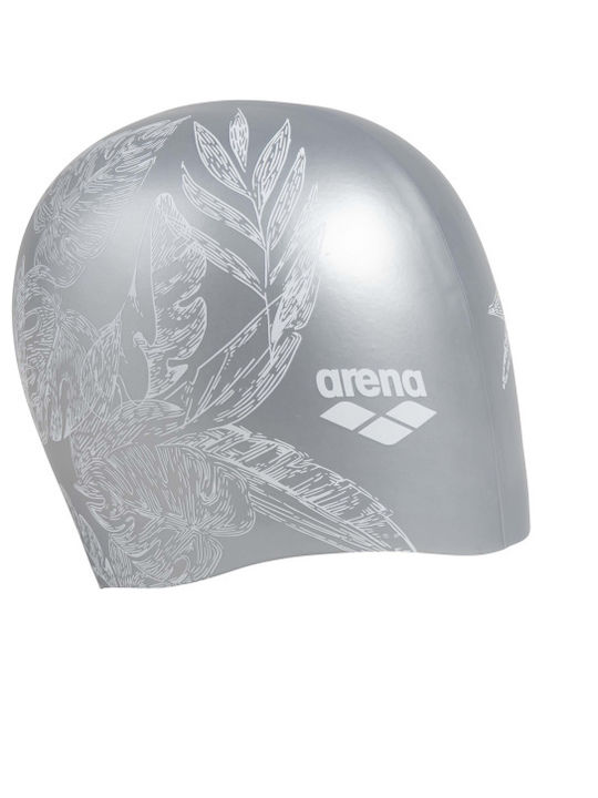 Arena Sirene Silicone Adults Swimming Cap Silver