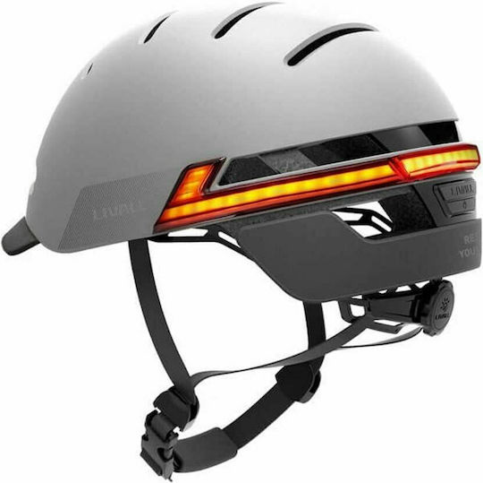 Livall C20 Κράνος για Ηλεκτρικό Scooter σε Γκρι Χρώμα