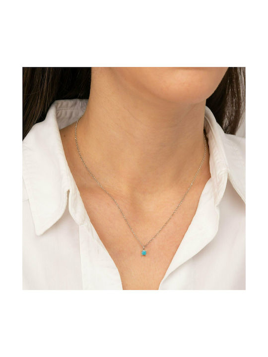 Excite-Fashion Necklace from Silver with Zircon