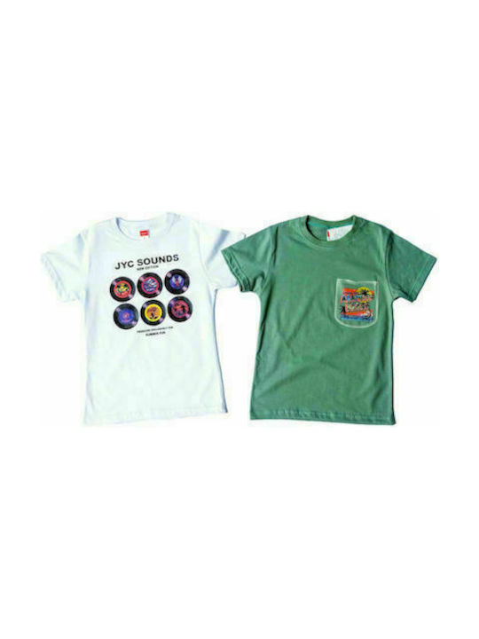 Joyce Kids T-shirt White/Green