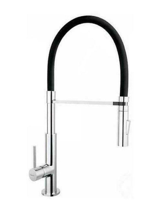 Karag Libretto 1003 Ψηλή Πάγκου Inox Μαύρη