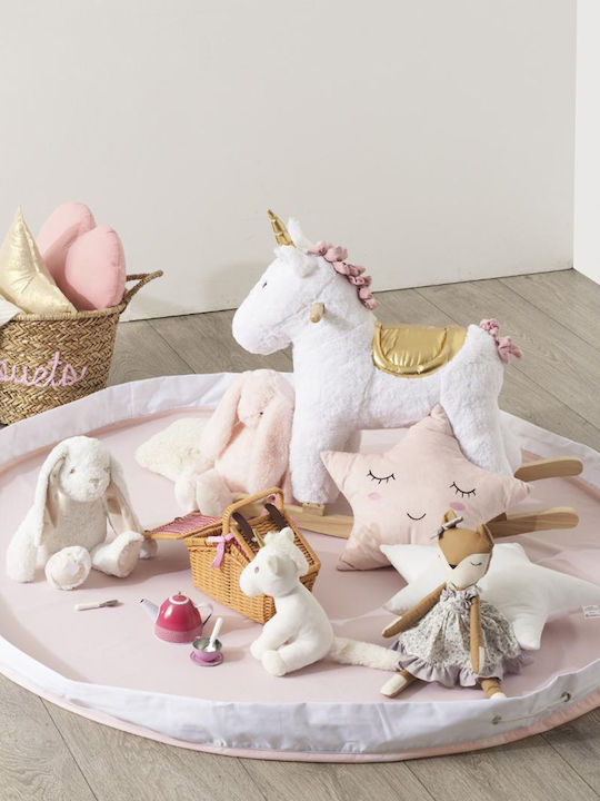 Atmosphera Children's Play Mat made of Fabric Pink 1pcs