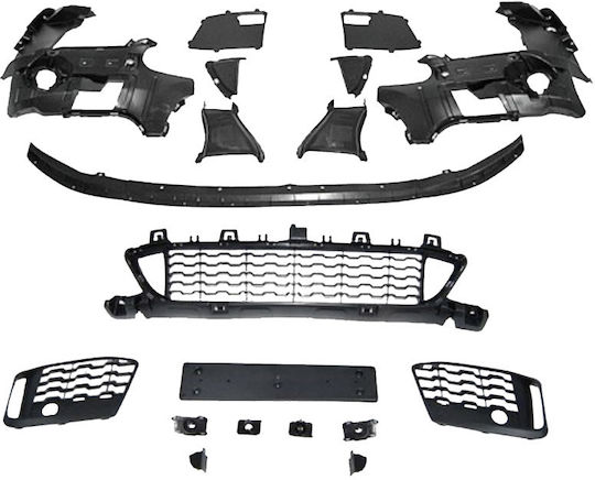 goodGo Stoßstange Auto Vorderseite Kompatibel mit BMW X1 F48 2015-2019 M-Tech Look mit PDC