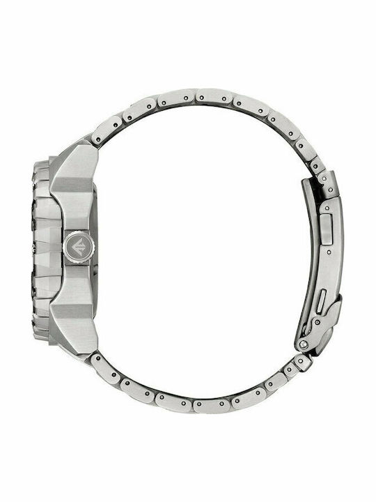 Citizen Promaster Mechanical Ανδρικό Ρολόι 46mm Αυτόματο με Ασημί Μεταλλικό Μπρασελέ