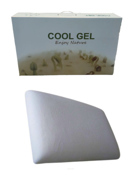 JGS S.A. Cool Visco Μαξιλάρι Ύπνου Memory Foam 37x70x11cm