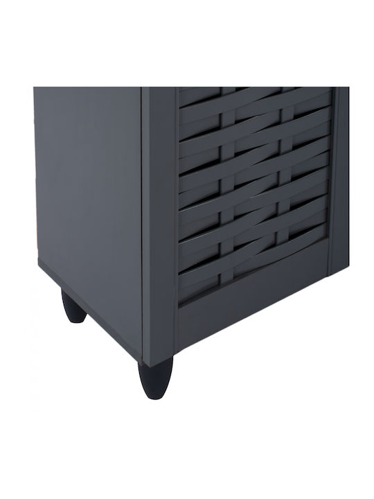 Suport pentru pantofi Cassiope cu 3 Rafturi Gri L77xW34xH67.5cm