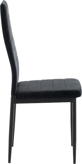 Stühle Speisesaal Black 1Stück 40x48x95cm