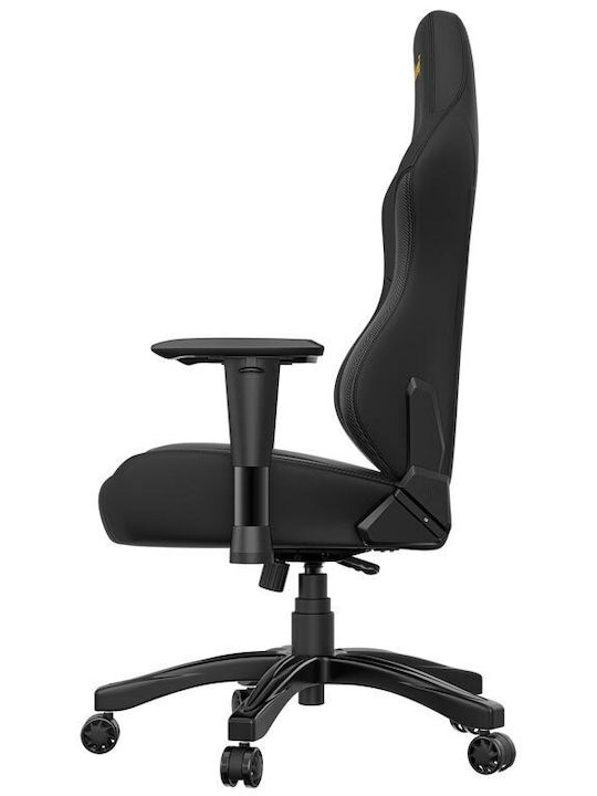 Anda Seat Phantom 3 Καρέκλα Gaming Δερματίνης με Ρυθμιζόμενα Μπράτσα Elegant Black