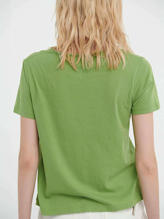 Funky Buddha Γυναικείο T-shirt Green Tea