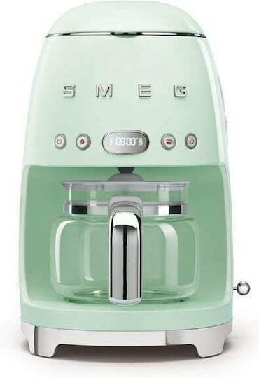 Smeg Programmable Filter Coffee Machine 1050W Pastel Green