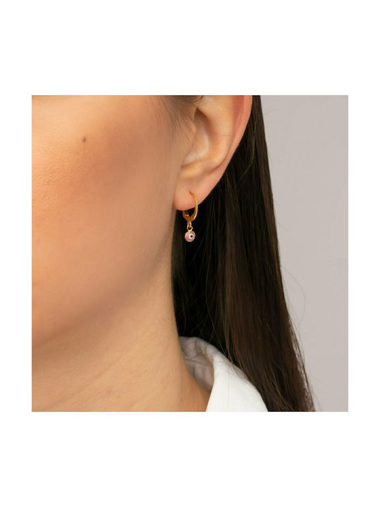 Excite-Fashion Grecian Chic Earrings Hoops made of Steel Gold Plated