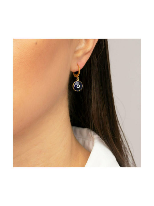 Excite-Fashion Grecian Chic Earrings Hoops made of Steel Gold Plated