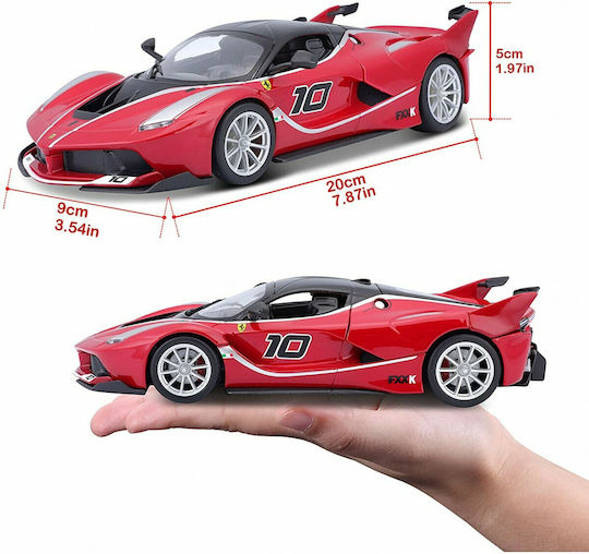 Bburago Ferrari FXX K Αυτοκινητάκι Κόκκινο 1:24 (Διάφορα Σχέδια) 1τμχ