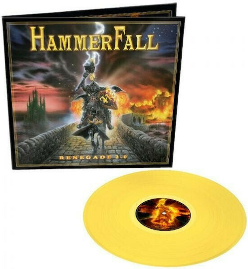Hammerfall Renegade 2.0 LP Κίτρινο Βινύλιο Gatefold