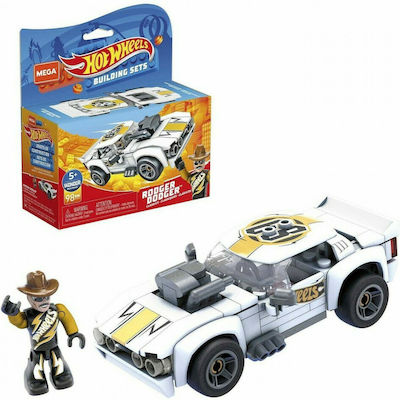 Mega Bloks Bausteine Hot Wheels Racers Rodger Dodger für 5+ Jahre 98Stück