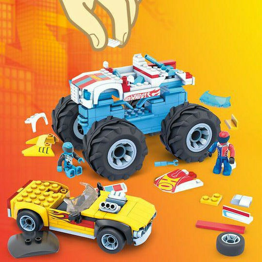 Mega Bloks Τουβλάκια Hot Wheels Rodger Dodger & Hot Wheels Racing για 5+ Ετών 251τμχ
