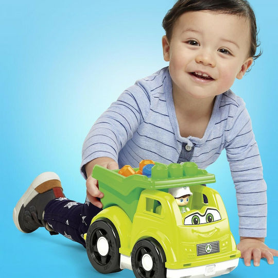 Mega Bloks Τουβλάκια Recycling Truck για 1+ Έτους 5τμχ