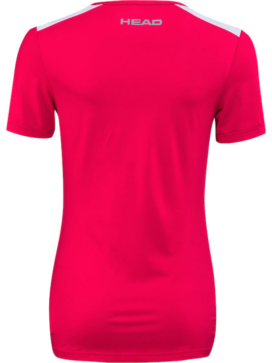 Club 22 Γυναικείο Αθλητικό T-shirt Φούξια