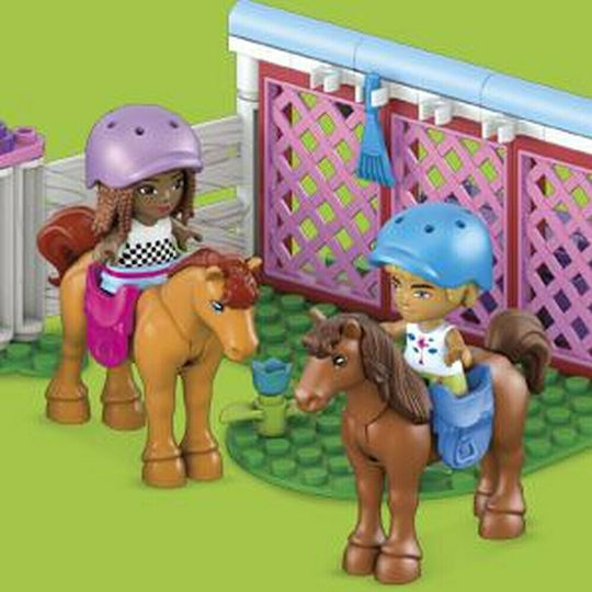 Mega Bloks Barbie Bauklötze Farm mit Pferden für 5+ Jahre 304Stücke