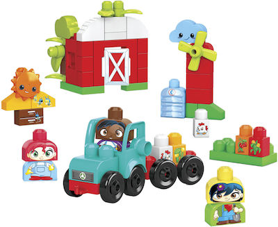 Mega Bloks Τουβλάκια Mega Bloks Green Town Οικολογική Φάρμα για 1+ Ετών 54τμχ