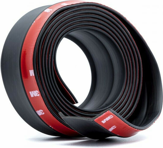 Einparts Protecții Protecții de ușă pentru Bară Auto 2.5m 1buc Negru