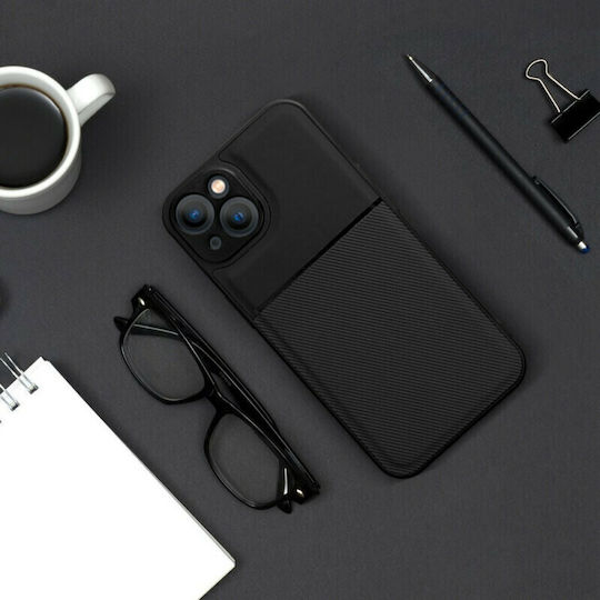 Forcell Noble Back Cover Σιλικόνης Μαύρο (Redmi Note 11 / 11S 4G)