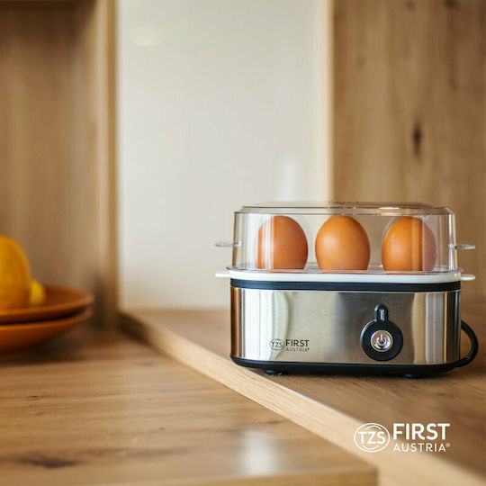 First Austria Egg Cooker 3 Positions 210W Silver