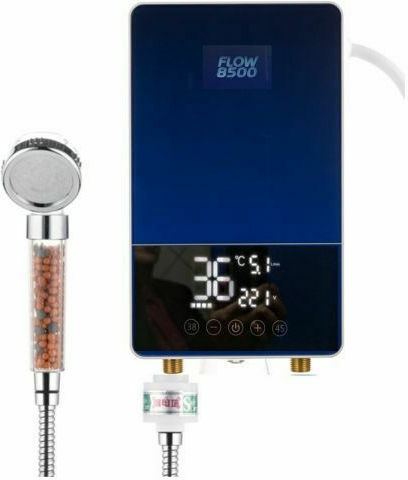 Flow 8500 Wall Mounted Electric Single-Phase Instant Water Heater for Bathroom / Kitchen 8.5kW