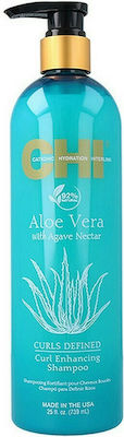 CHI Aloe Vera Σαμπουάν Λείανσης για Σγουρά Μαλλιά 340ml