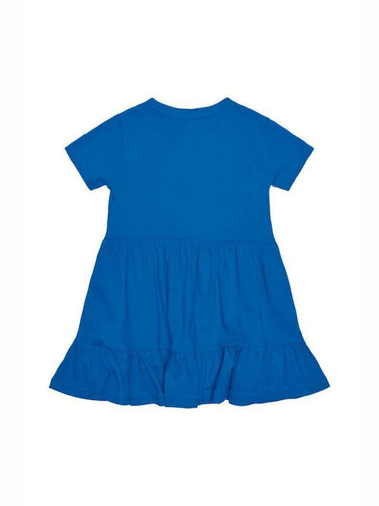 Kids Only Mädchen Kleid Kurzärmelig Blau